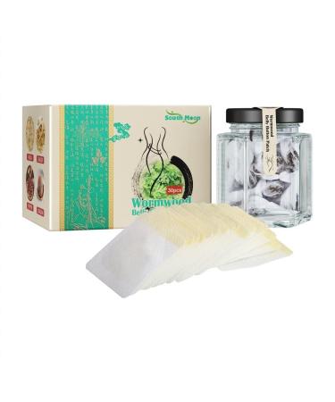 Moxibustion Belly Button Patch Natural Herbal Abdomen Waist Path(30Pcs/Box) (Color : 2pcs)