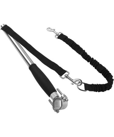 Hands freely bicycle dogs retractable dog leash exercise line tensile force leash with shock spring for training outdoors - easy installation and disassembly safe free control