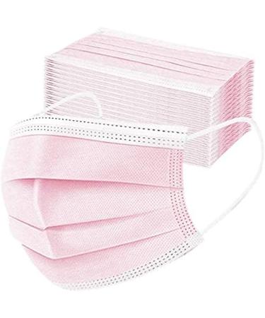 Icoolio Medical Disposable Mouth Protection Masks - 50 Pink Facial Masks for Enhanced Safety - Buy Online on SooperMarket.com