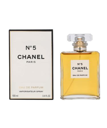 CHANEL # 5 by Chanel 3.4 oz / 100 ml EDP Spray Perfume for Women Floral 3.4 Fl Oz (Pack of 1)