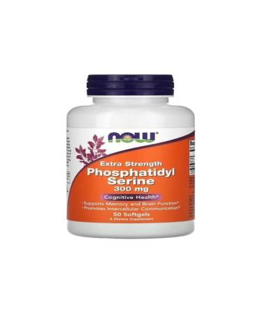 Now Foods Phosphatidylserine 300 mg 50 Soft Capsules