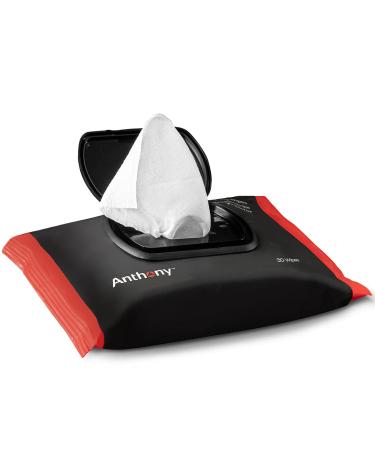 Anthony Glycolic Exfoliating & Resurfacing Wipes - 30 Count - Gentle Pore Refining for Normal, Oily, or Sensitive Skin - Buy Online on SooperMarket.com