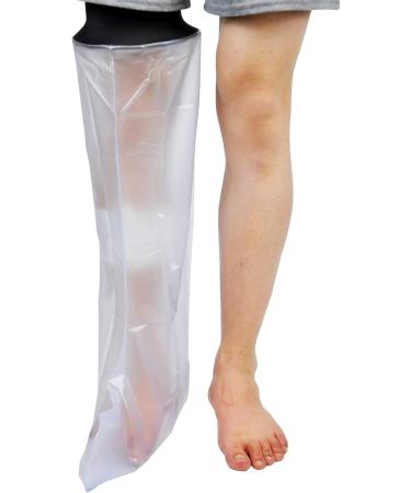 Retasica Waterproof Cast Shower Cover Leg for Adults Foot and Lower Leg Cast Wounds Protector Showering Bath Accessories - Buy Online on SooperMarket.com