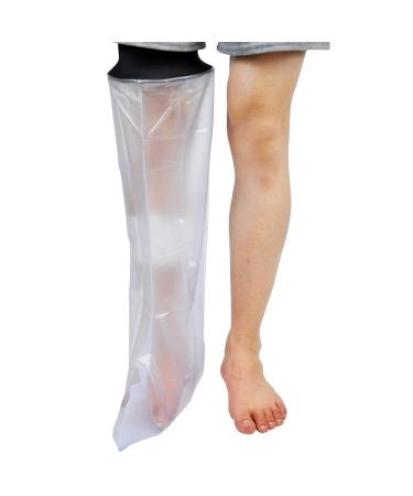 yuoseg Waterproof Cast Shower Cover Leg for Adults Foot and Lower Leg Cast Wounds Protector Showering Bath Accessories - Buy Online on SooperMarket.com