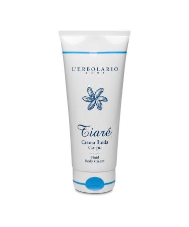 LErbolario Tiare Fluid Body Cream 6.7 oz - Body Lotion - With Tiare Flowers - With Monoi and Coconut Milk - Floral Fruity Scent - Cruelty-Free