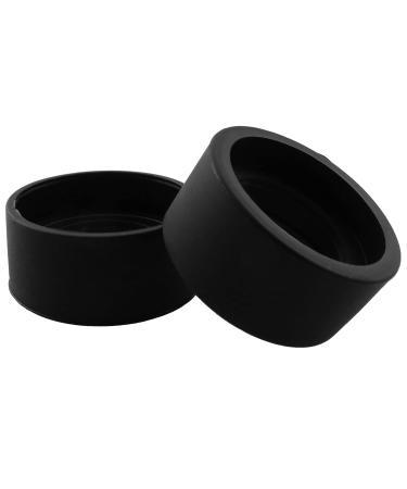 LQ Industrial Eyepiece Eye Cup 1Pair Soft Rubber Eyepiece Cover Eyepiece Guard for 32-36mm Stereo Microscope(Flat Angle)