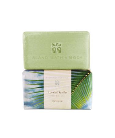 Island Bath & Body Coconut Vanilla French Milled Soap 5.2 oz