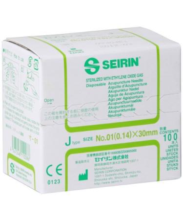 Seirin J Type Acupuncture Needle 0.14 x 30 mm Light by J-Type