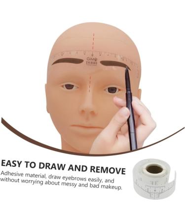 Didiseaon 1 Roll Disposable Ruler Stickers Reusable Eyebrow Ruler Brow Measurer Woman Tool Scale - Buy Online on SooperMarket.com