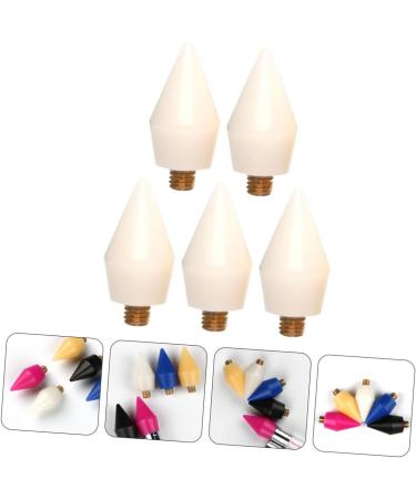 POPETPOP 5pcs Tools Diamond Art Pen Refill Gem Picker Tool Diamond Art Pen Tips Only Dotting Tool Refills Diamond Art Pen Tip Replacement Diamond Art Supplies White Rhinestone Manicure Wax 2.85X1.50X1.50CM White - Buy Online on SooperMarket.com