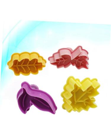 4 Pcs Leaves Cake Mold Cookie Mold Baking Mold Earphone Case Pirate Flag Banners Animal Tissue Holder for Car Dollhouse Miniature Bowl Prisms for Science Three-Dimensional 3D Leaf - Buy Online on SooperMarket.com