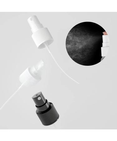 10 Pieces 30ml Brown Plastic Spray Bottles | Fine Fog Atomizers for Travel | Perfume & Cosmetics Bottles with 2x Funnels - Buy Online on SooperMarket.com