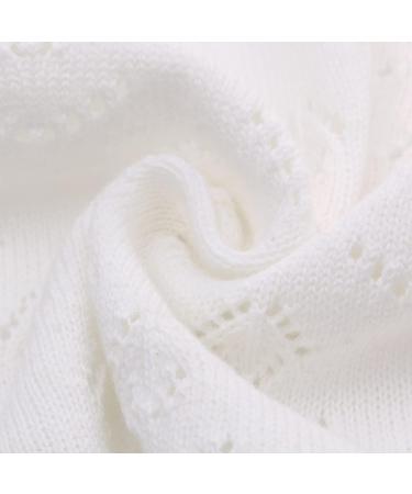 Famuka Baby Cardigan Jacket | Soft Knitted Sweater 9 Months White - Buy Online on SooperMarket.com
