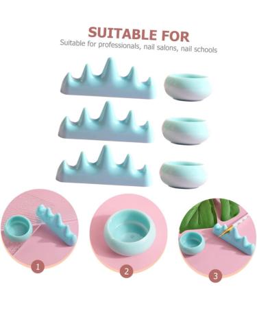 minkissy 5 Sets Nail Art Brush Cup Manicure Bowl Chinese Bask Cups Make up Pen Holder Plastic - Buy Online on SooperMarket.com