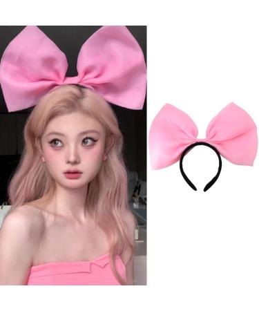 JSGHGDF Elegant Bowknot Hairband Delicate Decoration Hairpin Oversized Bow Knot Headband Ornament Headwear for Women and Girls Blue - Buy Online on SooperMarket.com