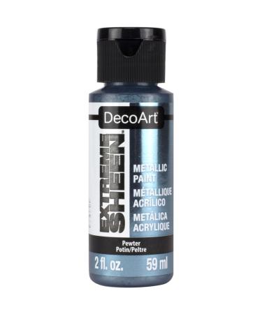 DecoArt 2 Ounce Pewter Extreme Sheen Paint 2 Fl Oz (Pack of 1) 2 Fl Oz (Pack of 1) Pewter