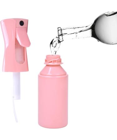 Continuous Spray Bottle 6.8oz/200ml Pink - Refillable Ultra Fine Misting Sprayer for Hairstyling, Cleaning, Salons & More - Buy Online on SooperMarket.com