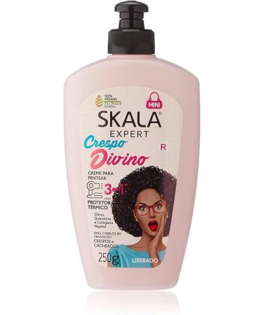 -Skala Expert - Conditioner "Crespo Divino" -325 ml - 100% vegan - removes frizz and donates moisture gives dull hair to life gives volume.-PACTIONS for Curly method 325 ml (1-pack)