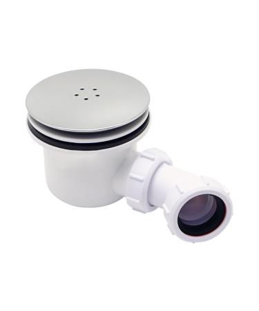 Industrial Grade Flows Waste Versatile Metal Shower Waste for 90mm Trays Improve Your Shower Experience 90mm Shower Waste