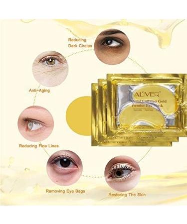 Collagen Under Eye Masks - 25 Pairs for Anti-Aging, Wrinkle Reduction, Dark Circles, and Puffy Eyes - Skincare Treatment for Men and Women - Buy Online on SooperMarket.com