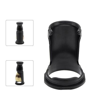 Beard Brush Stand Holder | Plastic Shaving Brush & Razors Tool Holder - Beauty Tools for Wet & Dry Use - Buy Online on SooperMarket.com