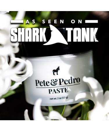 Pete & Pedro Hair Paste for Men - Medium Hold & Shine | Semi Matte Styling Cream | Shark Tank Featured | 2 oz - Buy Online on SooperMarket.com