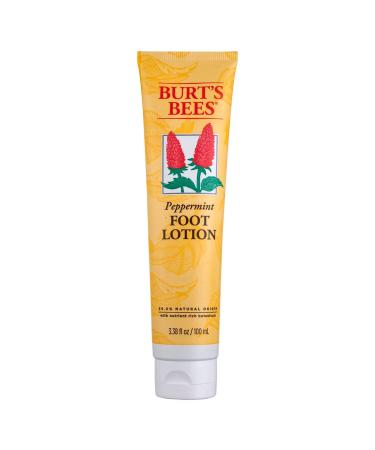 Burt's Bees Peppermint Foot Lotion 3.38-Ounce Tubes (Pack of 2)