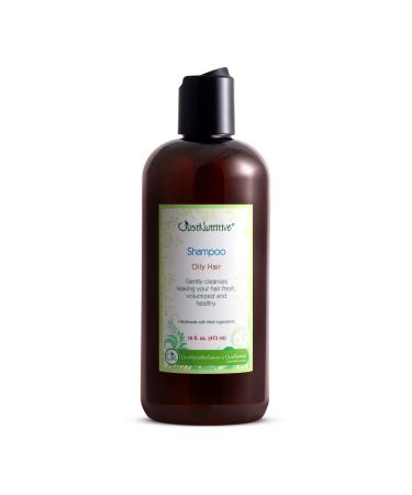 Just Nutritive Oily Hair Shampoo | Control Oily and Greasy Residue | Greasy Hair Shampoo for Men and Woman | Natural Deep Cleanser for all Hair Types 16 Fl Oz