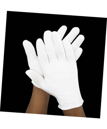 ABOOFAN 80 Pairs White Cotton Gloves Tool Gloves Black Cotton Gloves Breathable Work Glove Liners Cotton Inspection Gloves Labor Gloves Sleep Gloves S Elastic Cotton Gloves Lining Soft Man - Buy Online on SooperMarket.com