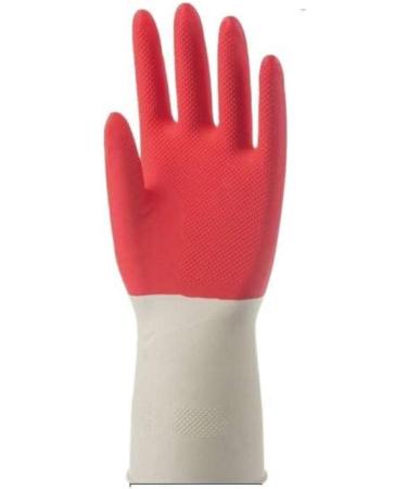 Dishwashing Gloves Household Cleaning Non-Slip Durable Kitchen Washing Bowl Household Laundry Waterproof Latex Rubber Gloves huangse63g Small - Buy Online on SooperMarket.com