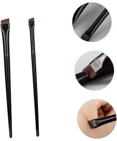MUSISALY 3 Sets Black Eye Makeup Eyebrow Ear Brow Brush Wood - Buy Online on SooperMarket.com