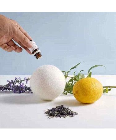 Organic Wool Dryer Balls XL 6-Pack | Natural Reusable Fabric Softener | Eco-Friendly Baby Safe Anti-Static | Chemical Free Energy Saving Laundry Solution - Buy Online on SooperMarket.com
