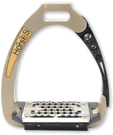 Horses Safety Stirrups - Maximum Comfort & Safety for Riders | Elegant Gold/Black Design - Buy Online on SooperMarket.com