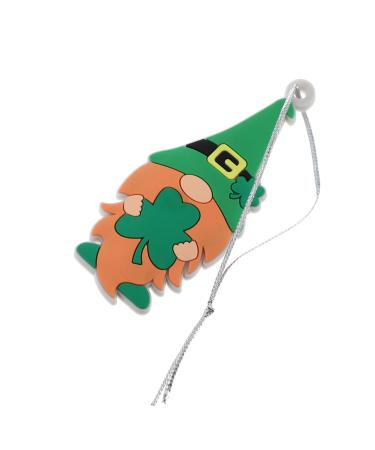 HOOTNEE Irish Festival Pendant Metal Key Ring Party Hanging Ornament Party Hanging Pendant Backpack Patrick Green 8x3.5cm