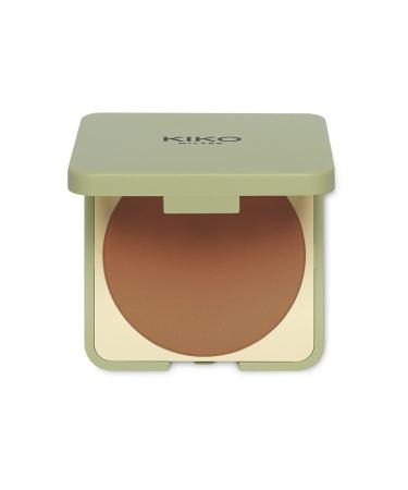 KIKO Milano Green Me Bronzer 102 | Compact Bronzer With Matte Finish 102 Warm Sienna 9 g (Pack of 1)