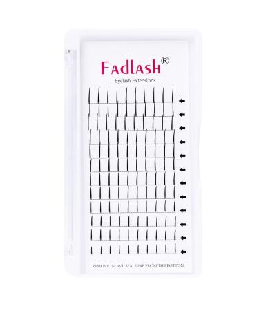 Lash Extension Spikes 15-20mm Mix D Curl Premade Lash Spikes Individual Lashes Super Mink Wipsy Volume Lash Extensions Spikes Eyelash Extension Supplies(D Curl,15-20mm) Spikes-D Mix 15-20mm