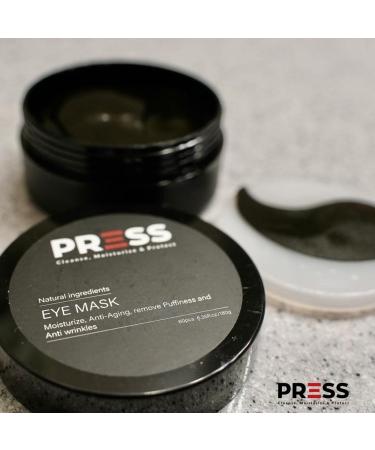 PRESS SKINCARE Under Eye Mask Patches - 30 Pairs for Dark Circles Puffiness & Wrinkles with Collagen Hyaluronic Acid & Black Pearl - Buy Online on SooperMarket.com