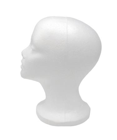 A1 Pacific Female Styrofoam Mannequin Head - 11 Inch - Pack of 1 - Buy Online on SooperMarket.com