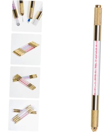 Angoily Embroidery Pencil Eyebrow Pencil Rhinestones Makeup Pen 1 count (Pack of 1) Pink - Buy Online on SooperMarket.com