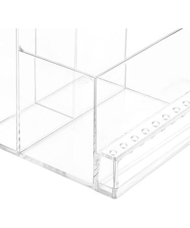 Folpus 3 Rows 10 Holes Nail Drill Bits Holder Transparent Desk Organizer for Salon Nail Drill Bit - Buy Online on SooperMarket.com