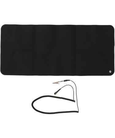 Large Black Grounding Mat for Pain Relief & Improved Sleep - Durable Anti-Static Design for Older Feet - Buy Online on SooperMarket.com