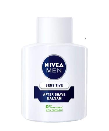 NIVEA Men 6-pack after shave balm for men 6 x 100 ml bottle Sensitive 0% alcohol