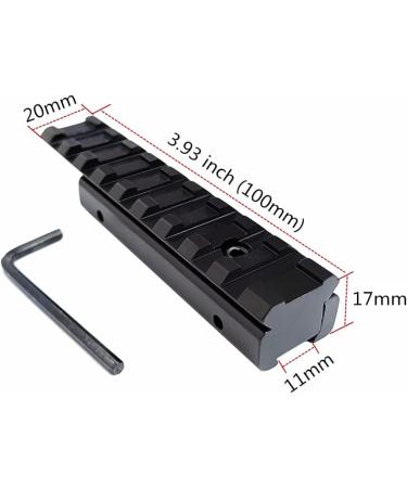 FIRECLUB 11mm Dovetail to Weaver Picatinny Adapter | Precision Rifle Scope Mount - International Shipping Available - Buy Online on SooperMarket.com