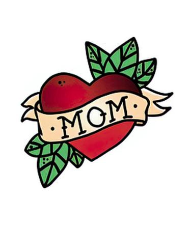 Rose Tattoo 6 Sheets Temporary Tattoos Tattoo Heart Mom Temporary tattoo Neck Arm Chest for Women Girls Men