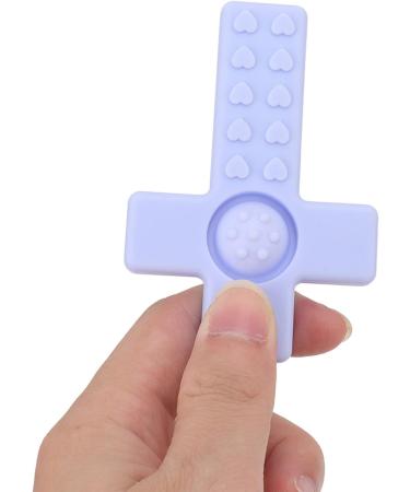 Hztyyier 4 PCS Baby Teether Set - Cross Design Silicone Chew Toys with Lanyard | Perfect Newborn Gift - International Shipping Available - Buy Online on SooperMarket.com