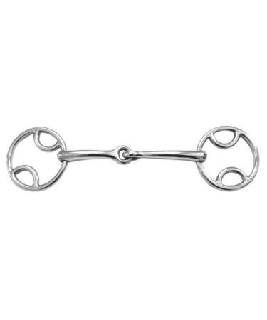 Loop Ring Bridle Standard Width Mouthpiece Single Jointed 5.5"