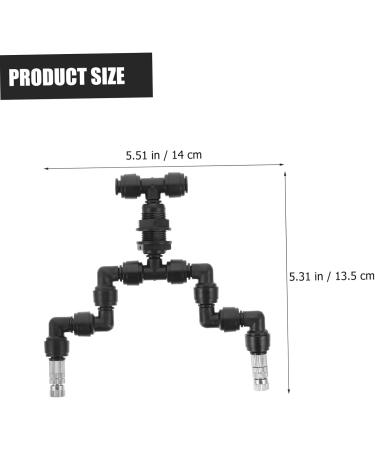 BCOATH 5pcs Reptile Tank Spray Head Reptiles Reptile Moss Moss for Plants Landscape Spray Nozzle Garden Spray Nozzle Reptile Supplies Garden Sprinkler Universal Sprinkler Nozzle Pet Tank 13.5X14X2CMx5pcs Blackx5pcs - Buy Online on SooperMarket.com