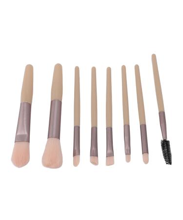Zetiling Soft Bristle Portable Cosmetic Brush Set - 8PC Ergonomic Brushes for Loose Powder Concealer & Eyeshadow - Perfect Gift for Moms Wives & Friends - Buy Online on SooperMarket.com