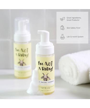 I m NOT A Baby! Kids Goat Milk Face Wash - Gentle Facial Cleanser for Sensitive Skin - Buy Online on SooperMarket.com