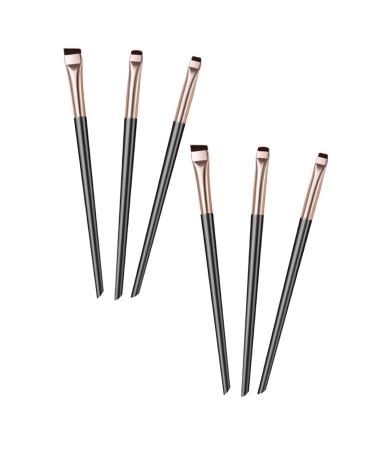 BELLIFFY 6pcs Eyeliner Precision Brush Eye Liner Makeup Brush Eye Makeup Kit Makeup Brush
